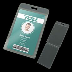 54x88mm Portrait  Hinged ID Holder