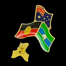 NAIDOC Tri-Flag Lapel Pin