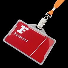 Open Face Edge Rigid ID Holder