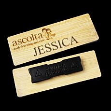 Wooden Name Badges