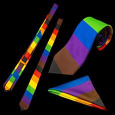 Rainbow Pride Flag Tie & Pocket Square