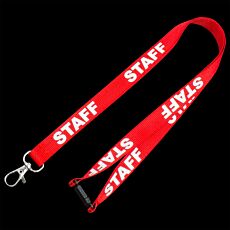 15mm Pre-Printed Staff Lanyards
