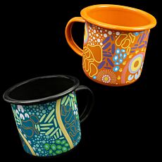 Metal Camping Mug "Moving Forward"