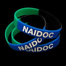 NAIDOC Wristbands TSI Flag Colours
