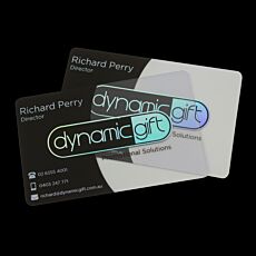 Transparent Printed Plastic Cards