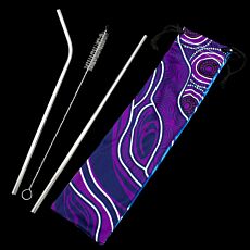 Indigenous Re-Usable Straw Set