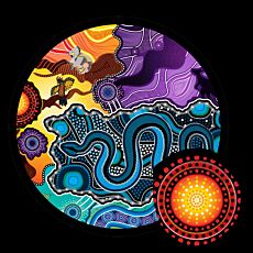 NAIDOC Folding Frisbee 3