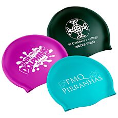 Printed Latex Swim Caps