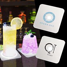 Illuminated LED Gravity Sensing Coaster