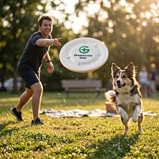 Custom Two-in-One Pet Bowl & Flying Disc