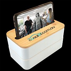 Stax Eco Lunch Box with Phone Holder Lid