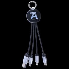 Round Glow 3 in 1 Illuminating Cable