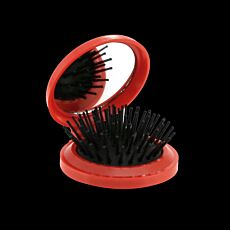 Hairbrush with Mirror Glance
