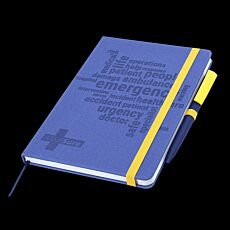 A5 Deboss Linen Notebook