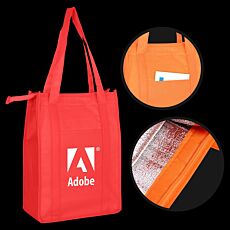 Non-Woven 10L Cooler Bag w/ Zipped Lid