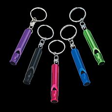 Aluminium Whistle Keyring
