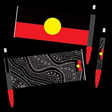 Aboriginal Flag Banner Pens