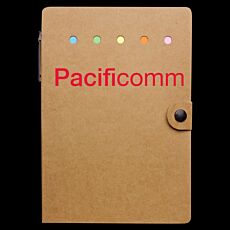 Large Snap Closure Notebook With Desk Essentials