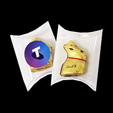 Pillow Pack with Gold 10g Lindt Bunny