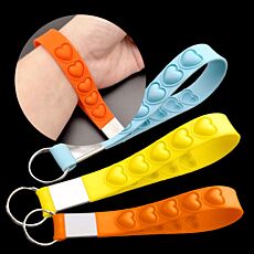 Heart Shape Silicone Keyrings