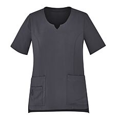 Womens Avery Tailored Fit Round Neck Scrub Top