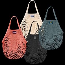 Cotton Mesh Bag w/ Woven Label