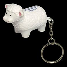 Stress Sheep Keychain