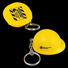 Stress Hard Hat Keychain