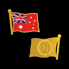 Australian Red Ensign Flag Lapel Pin