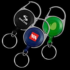 Round Carabiner Badge Reels