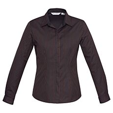Ladies Reno Stripe Long Sleeve Shirt