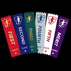 Soccer/Football Ribbons Coloured