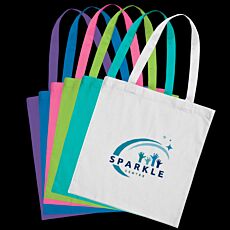Coloured Sonnet Cotton Tote Bag
