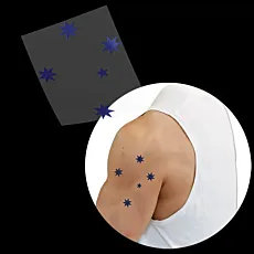 Southern Cross Temporary Tattoos