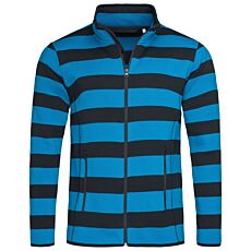 Men's Active Striped Fleece Jacket