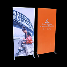 Square Top Stretch Display Wall
