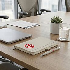 Custom Recycled A5 Notebook & Pen Set
