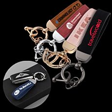 Premium Suede Loop Keyrings