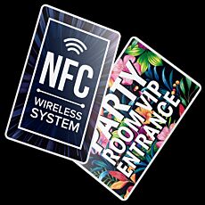 Printed Flat Sticker RFID Card