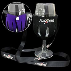 Button Down Wine Glass Holder