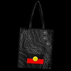 Aboriginal Flag Cotton Tote Bag