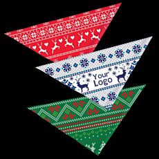 Ugly Sweater Dog Bandanas