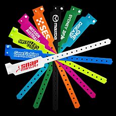 Wide Face Vinyl Wristbands