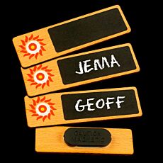 Chalkboard Name Badges