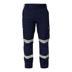 Stretched Cargo Pants With Segmented Tape