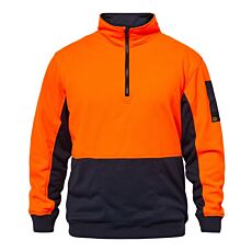 Crest” Hi Vis Two Tone 1/2 Zip Pullover