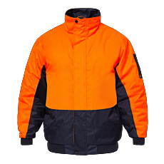 Hi Vis Modern Bomber Jacket