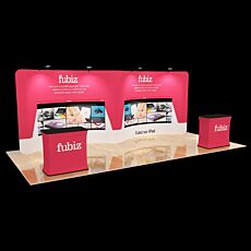 6m Straight Stretch Fabric Wall