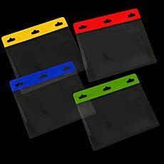 90x60mm Clear Colour Top Landscape ID Holders (CR80)