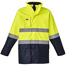 Mens Hi Vis Basic 4 in 1 Waterproof Jacket
